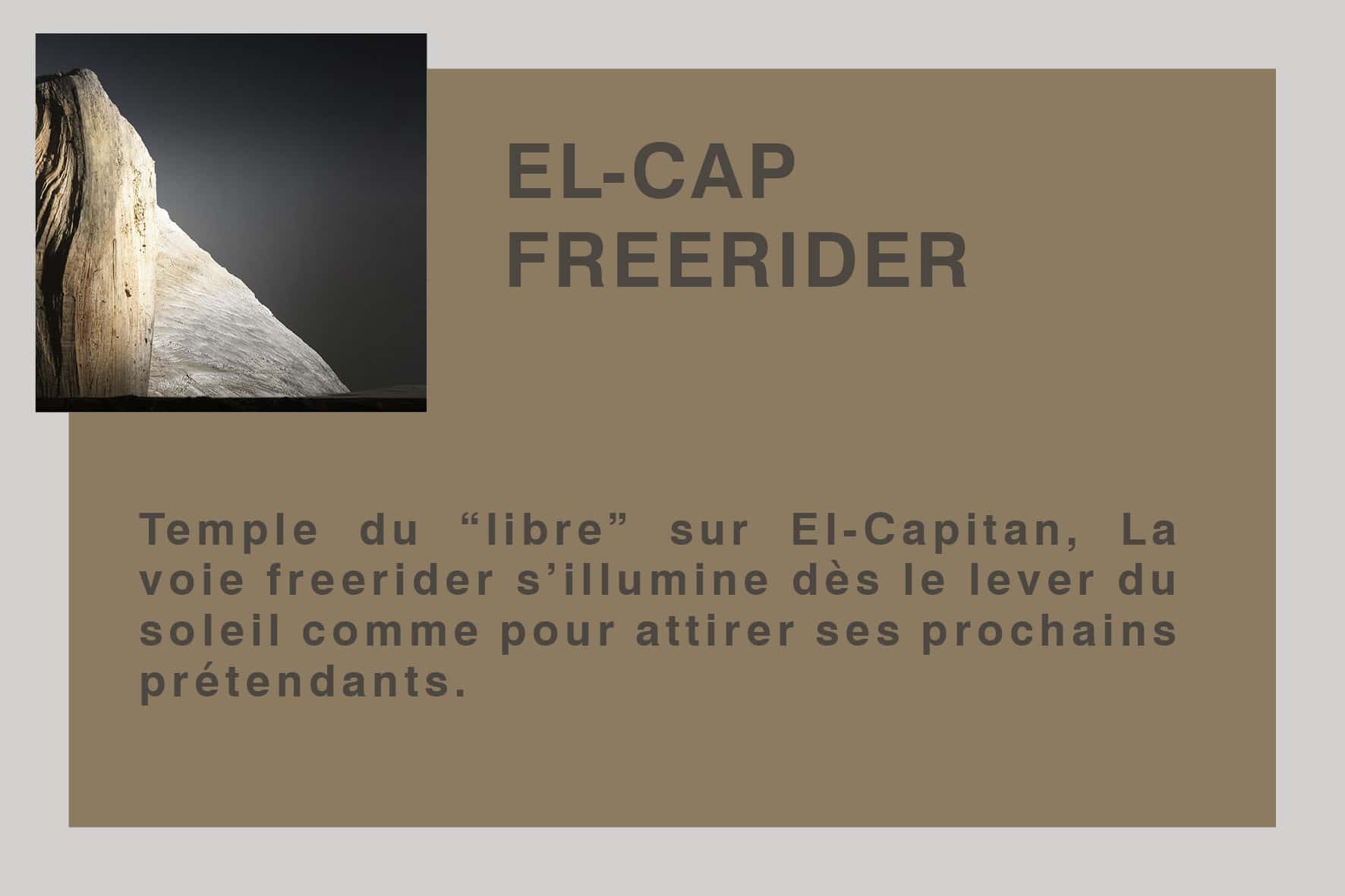 El-Cap freerider par Philippe Jaccard