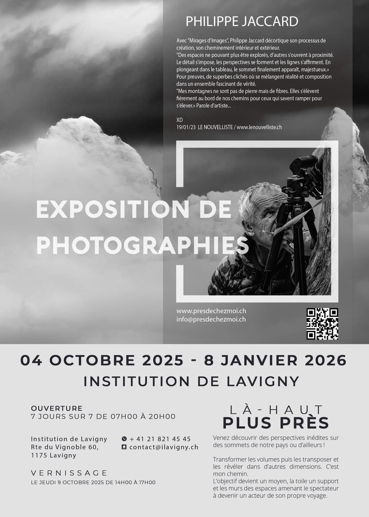 Philippe Jaccard expose à Lavigny
